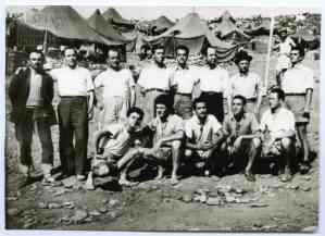 Political exiles at the Trisanemi disciplinary camp