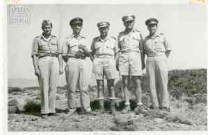 The commanding officers of the Second Battalion’s 5th Company