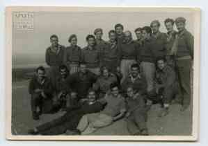 Lecturer Kostas Despotopoulos and other sappers in isolation