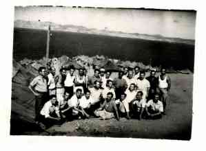 Incarcerated officers of the First Sappers Battalion