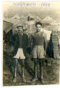 Ο Πάνος Κερκουλάς στο Μακρονήσι το 1949
